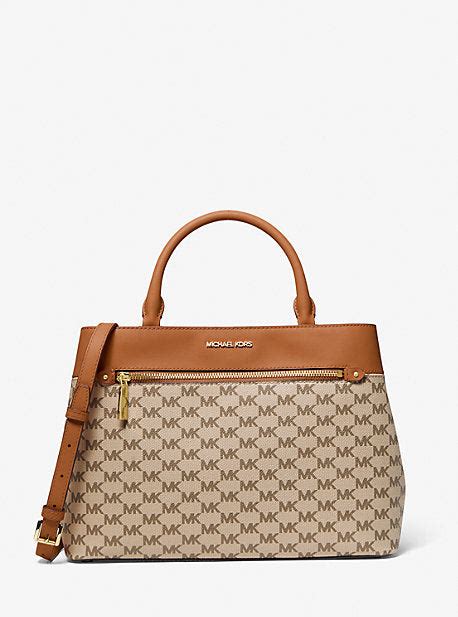 michael kors hailee large logo satchel|Hailee Large Logo Satchel .